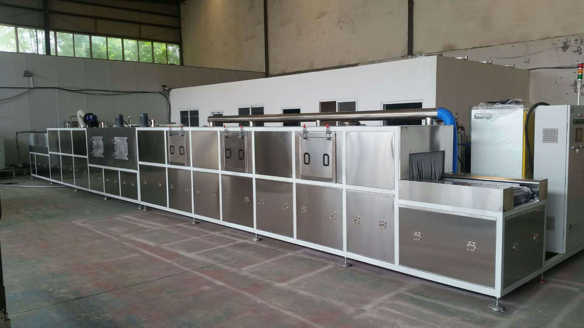 通過式噴淋清洗設備系統機構組成